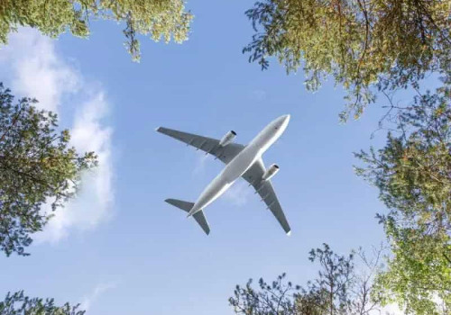 Airplane in the sky
